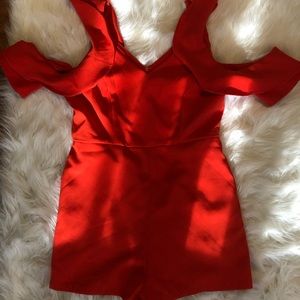 gorgeous red romper
